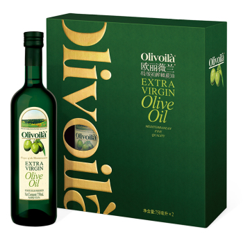 欧丽薇兰特级初榨橄榄油简装礼盒750ml×2