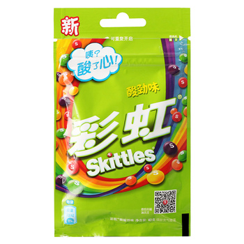 箭牌40g酸劲味彩虹糖