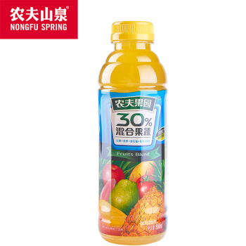 农夫果园30%混合果蔬汁饮料（芒果+菠萝+番石榴+苹果+番茄）500ml