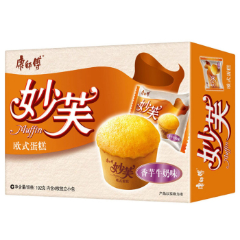 康师傅妙芙蛋糕 香芋牛奶味 192g