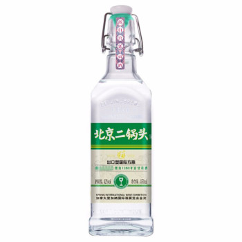 出口型小方瓶 42度450ml白瓶绿标