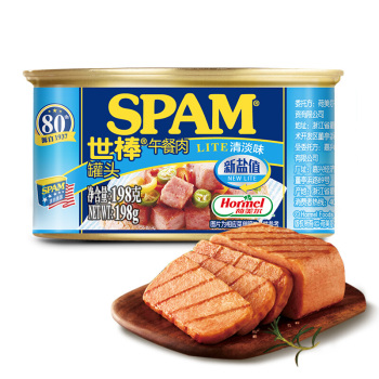 世棒（SPAM）午餐肉罐头清淡口味198g