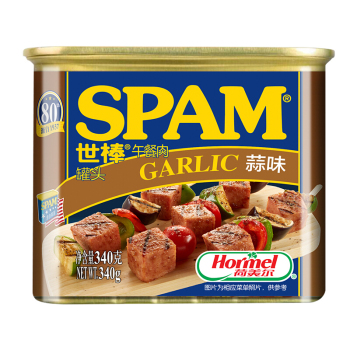 世棒（SPAM）午餐肉罐头蒜香口味340g