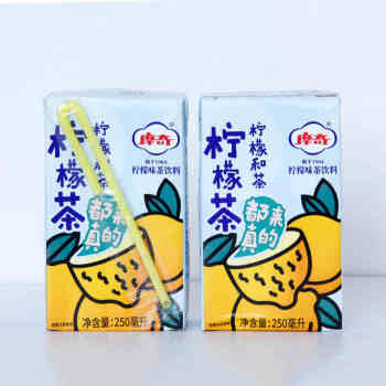 摩奇柠檬茶250ml*24盒