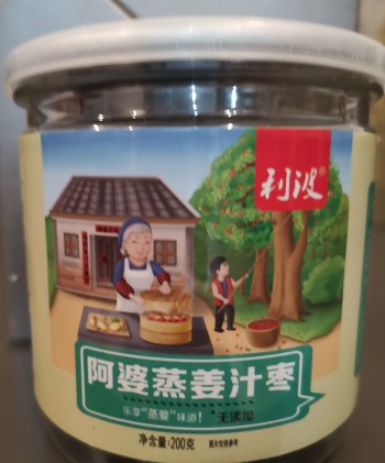 利波阿婆蒸姜汁枣200g