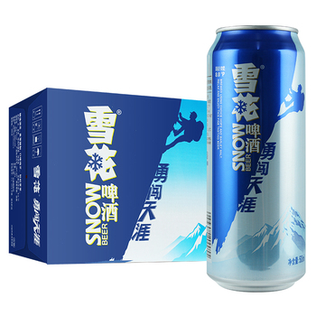 雪花啤酒 勇闯天涯 8度 500ml【12罐/箱】
