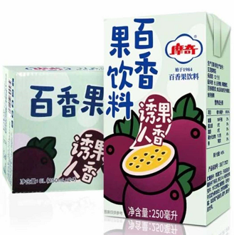 摩奇百香果饮料250ml*24盒